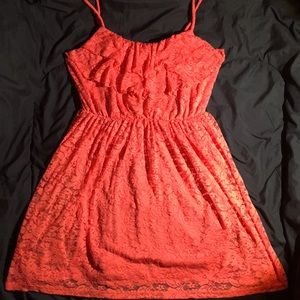 Summer lacy floral dress